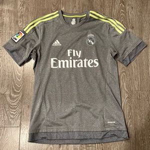 Real Madrid Luka Modric 19 Jersey (Adidas, Gray/Green, Mens M, used, good)